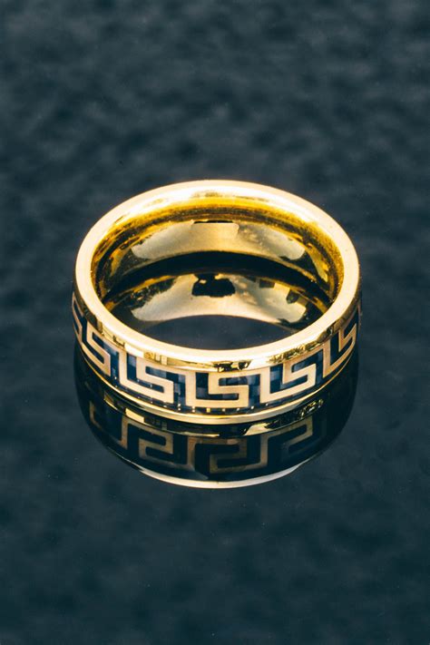 men versace necklace|versace men's wedding rings.